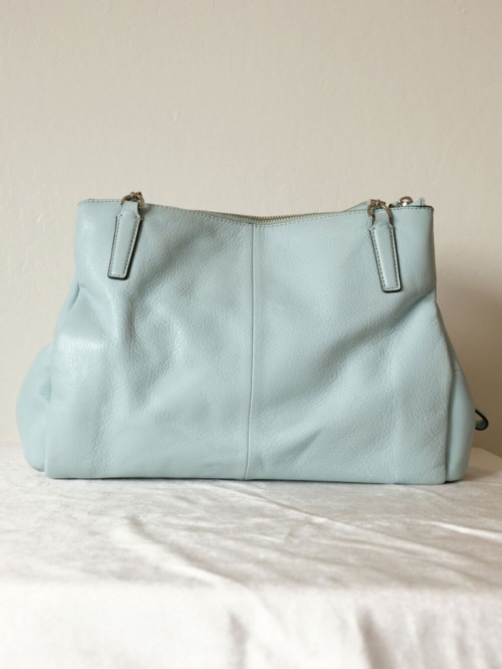 Coach Madison Cafe Carryall, Leather, pastel seafoam, Fair - Picture 4 of 15